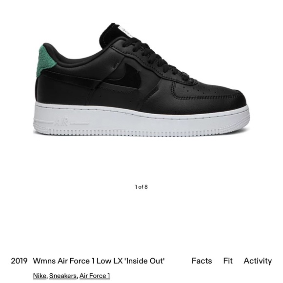 Nike Shoes - Nike Air Force 1 low LX inside out